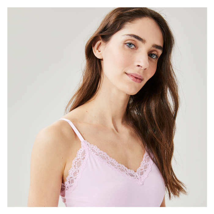 Women's Modal Lace Sleep Tank